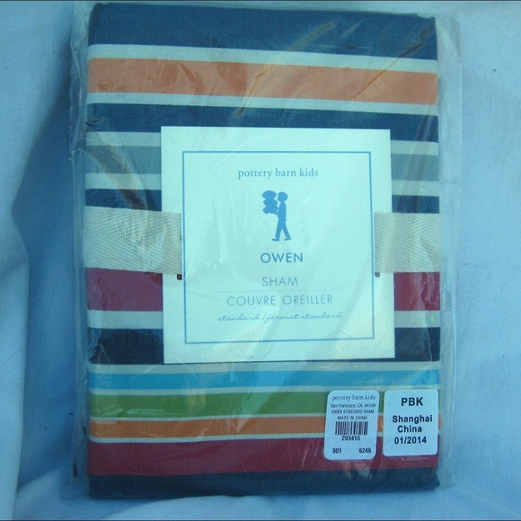 Pottery Barn Kids Bedding New Pottery Barn Owen Stripe Shams